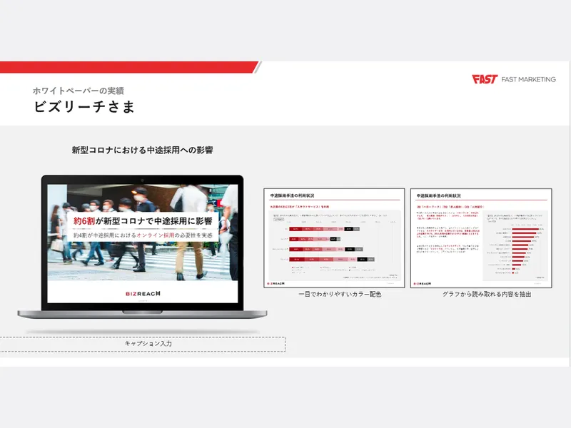 営業資料用サマリーのサンプル