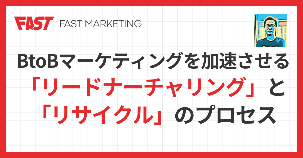 BtoBマーケティングを加速させる「リードナーチャリング」と「リサイクル」のプロセス